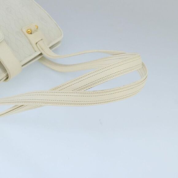 Dior Honeycomb White Canvas Shoulder Bag (Pre-Owned) - Picture 5 of 16